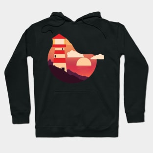 Sunset lighthouse Hoodie